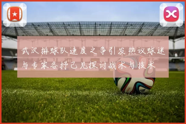 武汉排球队速度之争引发热议球迷与专家各抒己见探讨战术与技术